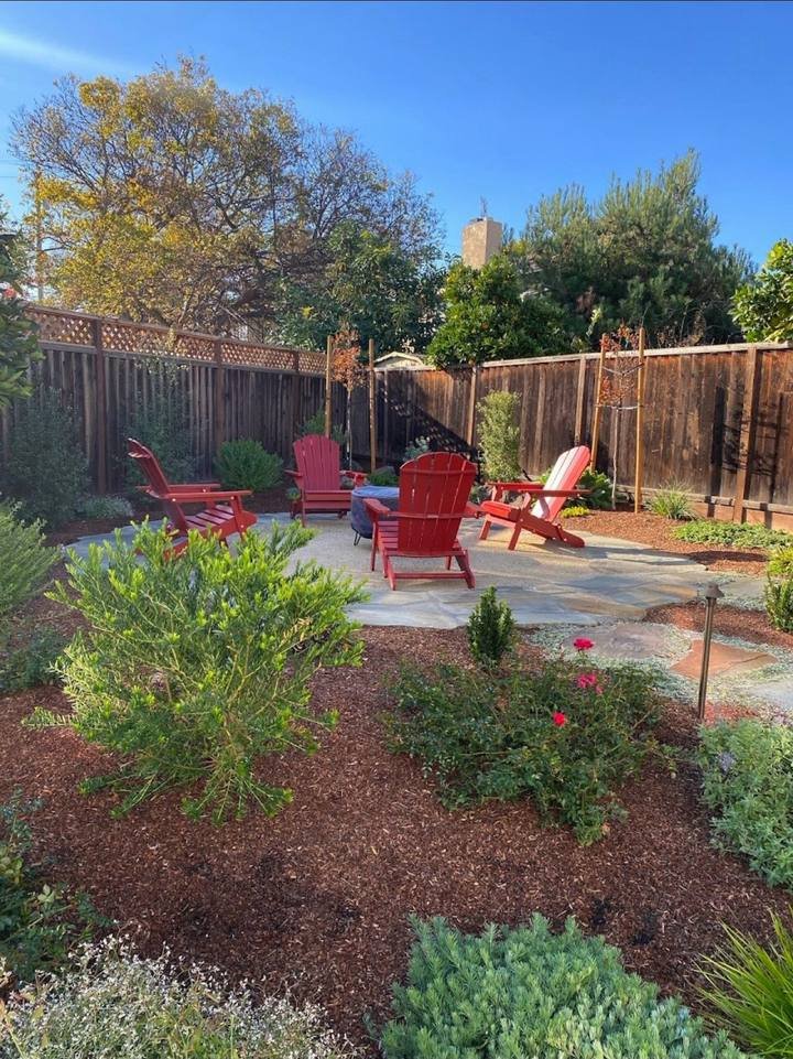 Drought-tolerant planting by David's crew